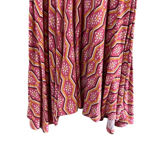 Wildflowers Clothing size 8 Sleeveless Playground Asymmetrical Dress Pink Floral - Picture 3 of 9